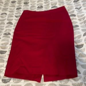The Limited- Red Pencil Skirt